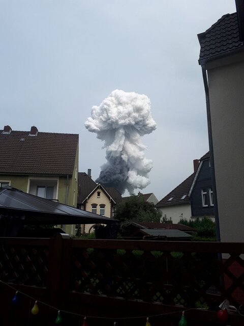انفجار در منطقه صنعتی غرب آلمان