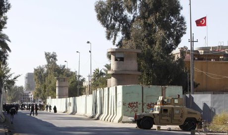 درخواست سفارت ترکیه در بغداد برای افزایش تدابیر امنیتی اطراف سفارتخانه