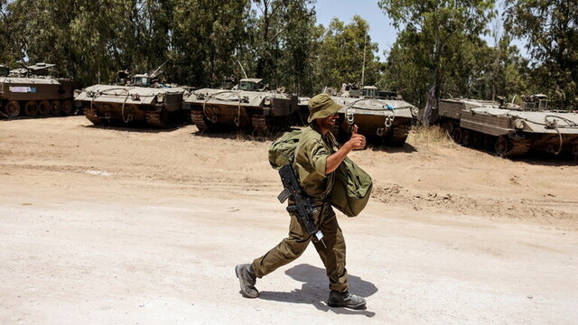 ارتش رژیم صهیونیستی تجهیزات نظامی به مرز غزه فرستاد