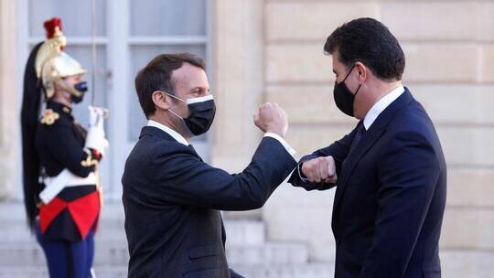 ماکرون: جنگ علیه داعش با امنیت کل منطقه مرتبط است/ فرانسه در موصل کنسولگری افتتاح می‌کند