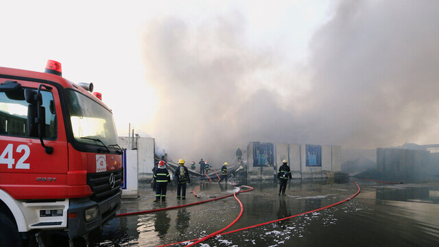 آتش‌سوزی در بیمارستانی در بغداد