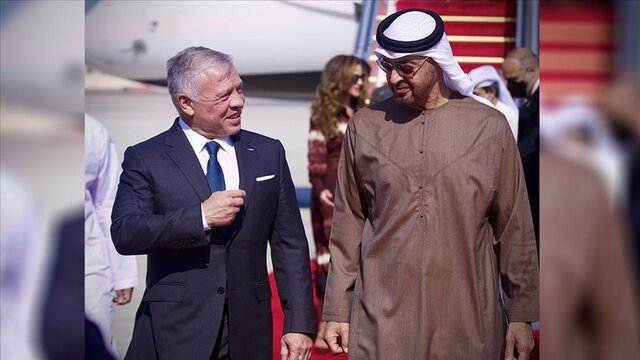 رایزنی پادشاه اردن و ولیعهد ابوظبی درباره تحولات منطقه
