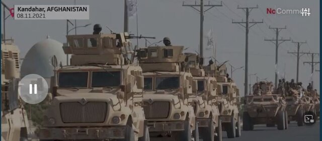ترامپ به رژه نظامی طالبان با تسلیحات آمریکایی واکنش نشان داد
