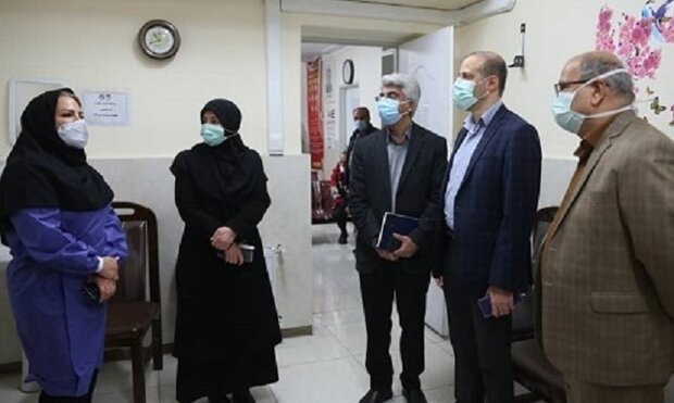بازدید زالی از مراکز واکسیناسیون پایتخت