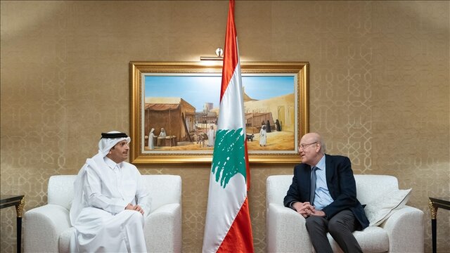 دیدار وزیر خارجه قطر با همتای کویتی خود و نخست وزیر لبنان