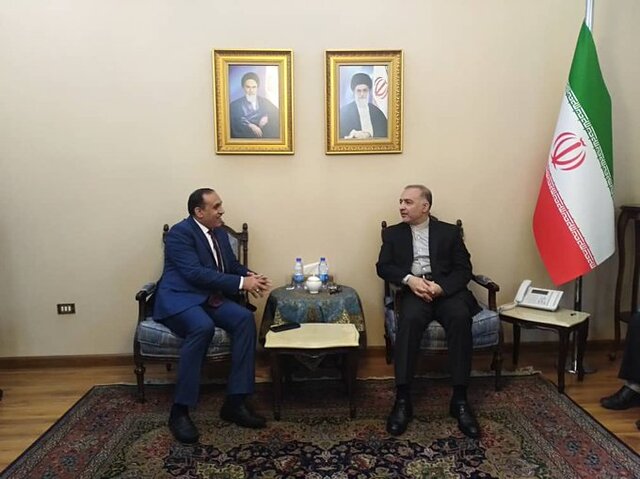 دیدار سفیر ایران در دمشق با سفیر یمن