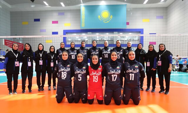 دختران والیبال ایران به جمع چهار تیم برتر آسیا نرسیدند