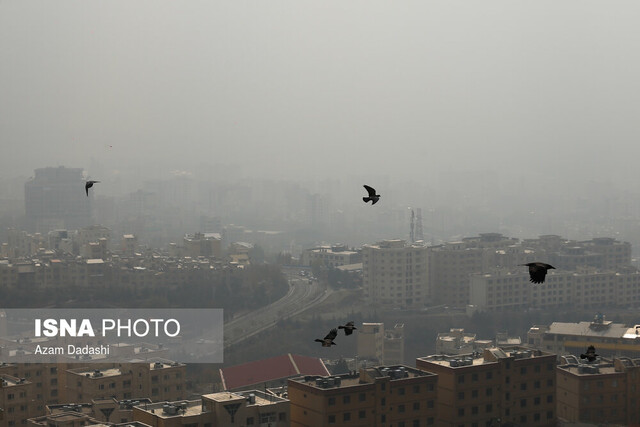 تداوم افزایش آلاینده‌ها و کاهش کیفیت هوای تهران