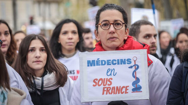 اعتصاب یک هفته‌ای پزشکان فرانسوی