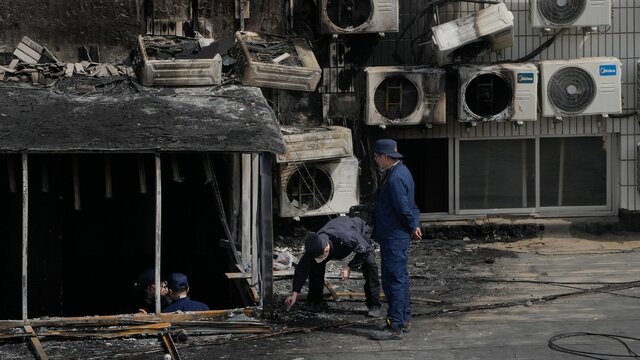 افزایش تلفات حادثه آتش‌سوزی در بیمارستانی در پکن