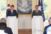 درخواست رئیس جمهوری کره جنوبی از ماکرون