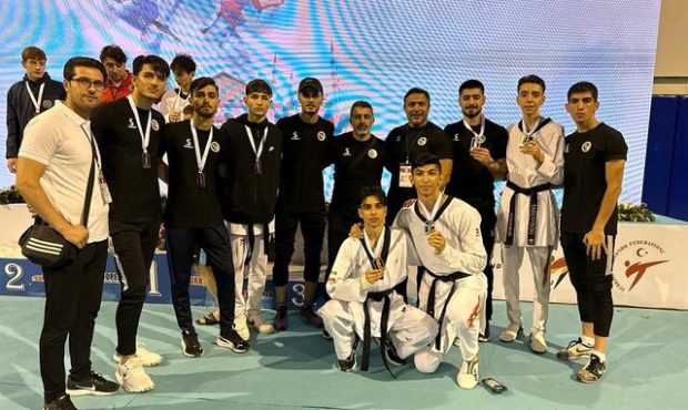 قهرمانی تکواندوی مردان ایران در تورنمنت ترکیه با ۷ مدال