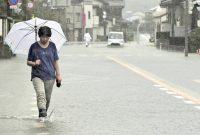 هشدار دوباره سیل در ژاپن و دستور تخلیه برای صدها هزار نفر