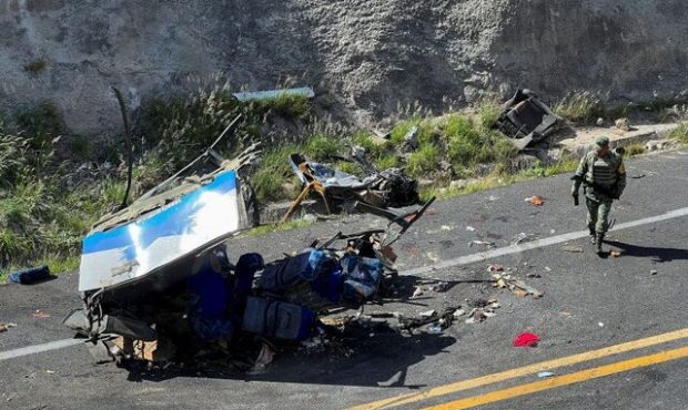 ۱۵ کشته در تصادف اتوبوس مهاجران در مکزیک