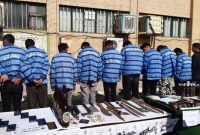 دستگیری ۱۴۳ سارق خشن در ۱۰ استان کشور