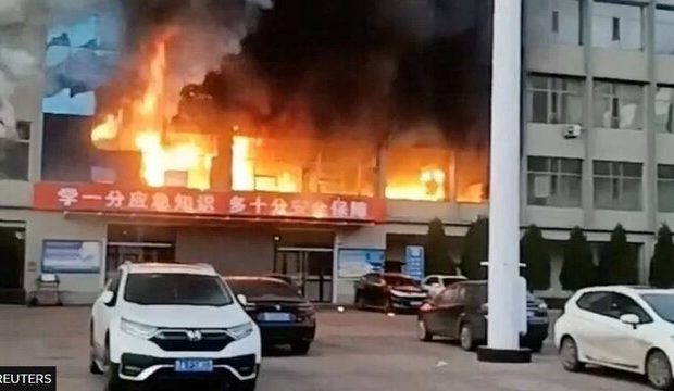 آتش‌سوزی در شمال چین جان ۲۶ تن را گرفت