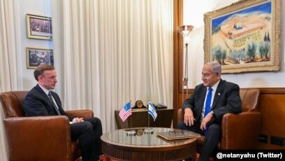 نتانیاهو در دیدار با سالیوان: به جنگ علیه حماس تا پیروزی آشکار ادامه خواهیم داد