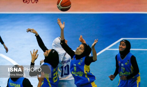 صعود دختران گروه بهمن و مهرسان به نیمه‌ نهایی لیگ بسکتبال