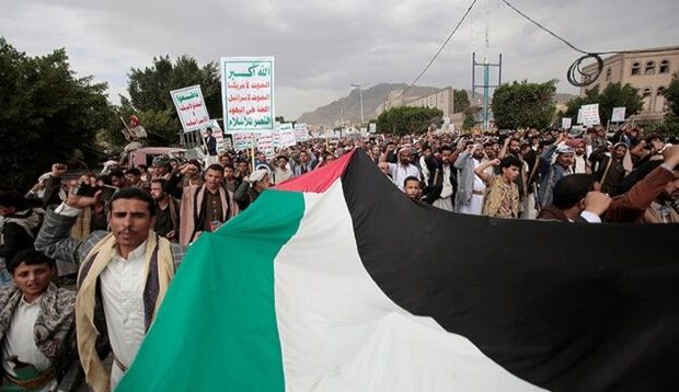 راهپیمایی‌های مردم یمن در حمایت از فلسطین