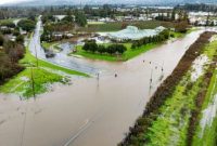 طوفان و سیل شدید در کالیفرنیا