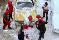 امدادرسانی به بیش از ۳۰۰۰ هموطن گرفتار در برف گیلان