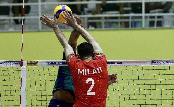 تیم ملی والیبال ایران مقابل برزیل شکست خورد
