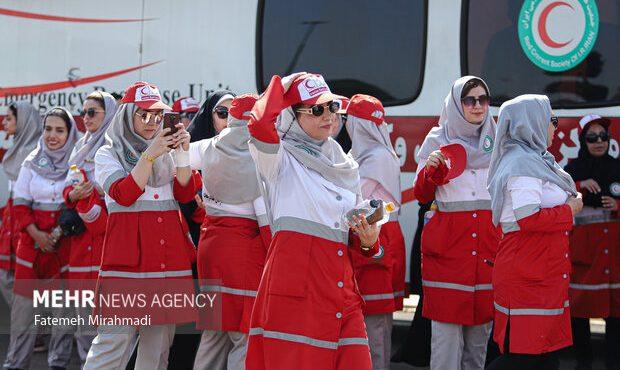 گزینش اعضای واکنش سریع بانوان توانای جمعیت هلال‌احمر استان تهران