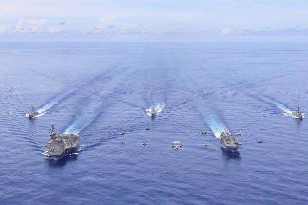 آمریکا یک هدف دریایی در اقیانوس آرام را منهدم کرد