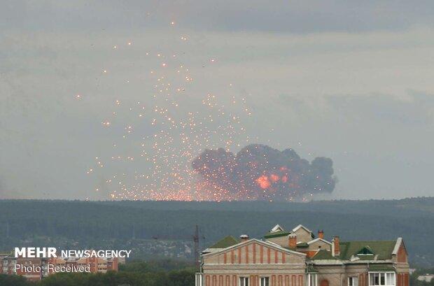 انفجار در یک کارخانه نظامی در روسیه ۱۲ کشته برجای گذاشت