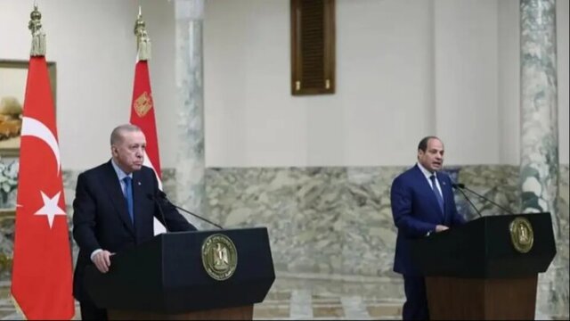 الاهرام: سفر اردوغان به قاهره حامل پیامی برای تل‌آویو بود