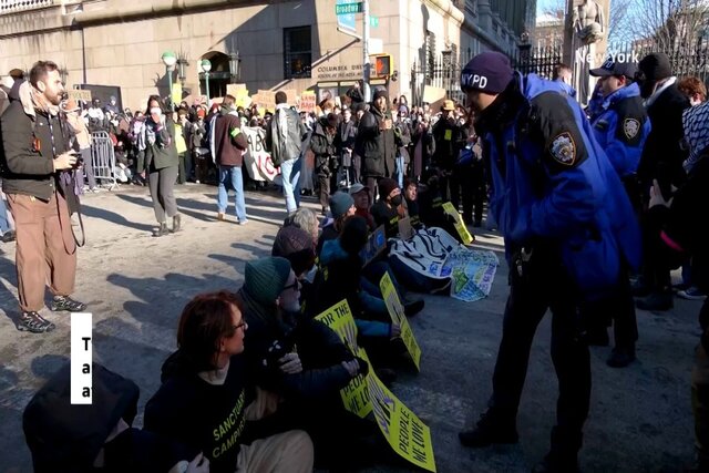 دانشگاه کلمبیا دوباره ملتهب شد؛ بازداشت ۱۲ دانشجو و استاد در اعتراض به سیاست‌های ترامپ