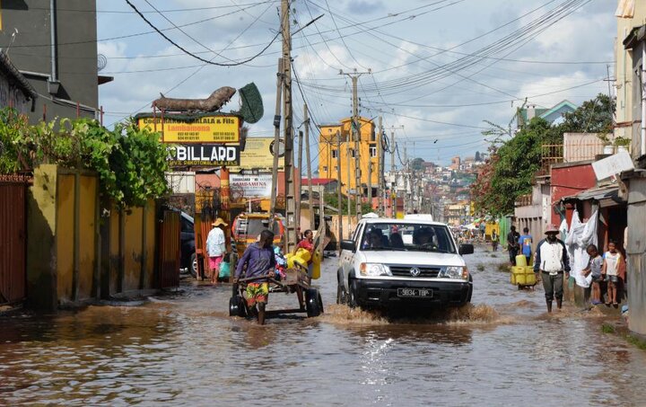 ۳ کشته در اثر توفان «فیتیا» در ماداگاسکار